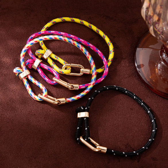 Bracelet Copper Geometric Electroplating Simple Style