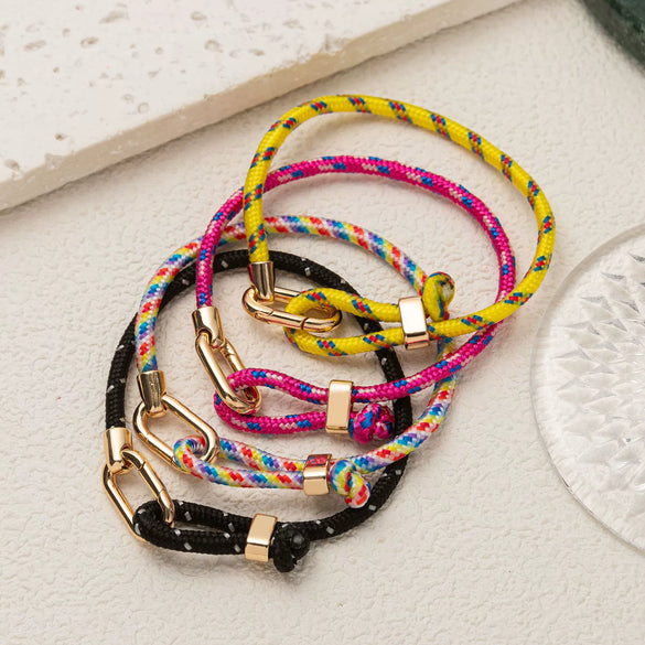 Bracelet Copper Geometric Electroplating Simple Style