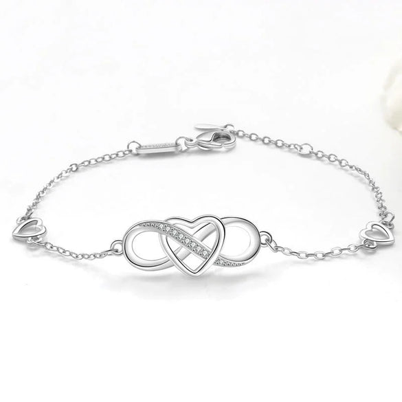Bracelet Copper Geometric Figureeight Heartshaped Electroplated For Women