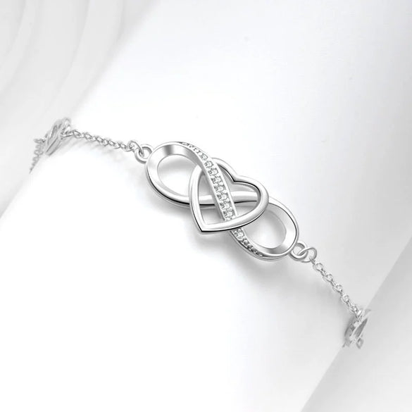 Bracelet Copper Geometric Figureeight Heartshaped Electroplated For Women