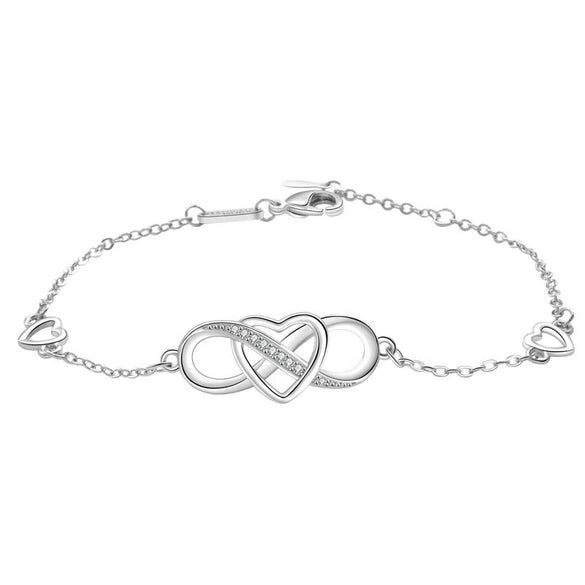 Bracelet Copper Geometric Figureeight Heartshaped Electroplated For Women