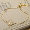 Bracelet Copper Geometric Microinlay For Women
