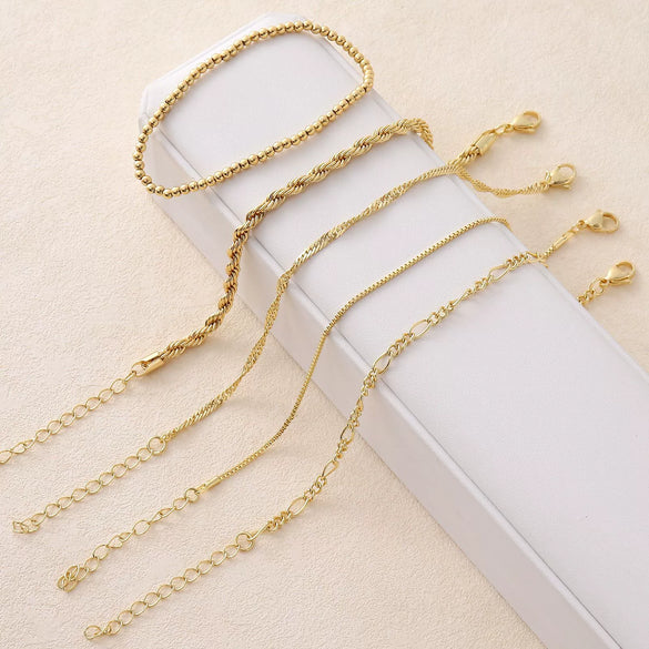 Bracelet Copper Geometric Minimalist Electroplated Jewelry Unisex