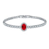 Bracelet Copper Glass Geometric Natural Style Micropaved Zircon Hand Jewelry