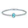 Bracelet Copper Glass Geometric Natural Style Micropaved Zircon Hand Jewelry