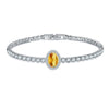 Bracelet Copper Glass Geometric Natural Style Micropaved Zircon Hand Jewelry