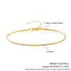 Bracelet Copper Gold Plated Geometric Twist Multilayer Chain Unisex