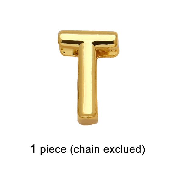 Bracelet Copper Goldplated Letter Pattern Simple Style