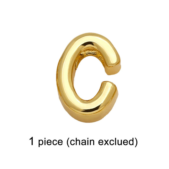 Bracelet Copper Goldplated Letter Pattern Simple Style