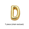 Bracelet Copper Goldplated Letter Pattern Simple Style