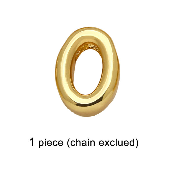 Bracelet Copper Goldplated Letter Pattern Simple Style