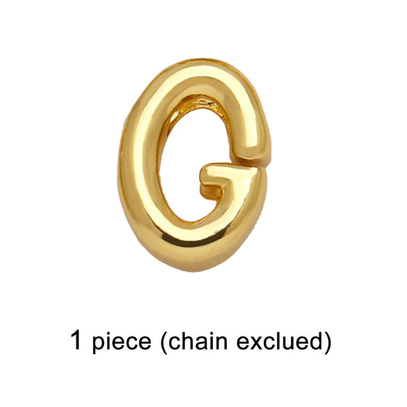 Bracelet Copper Goldplated Letter Pattern Simple Style