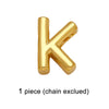 Bracelet Copper Goldplated Letter Pattern Simple Style