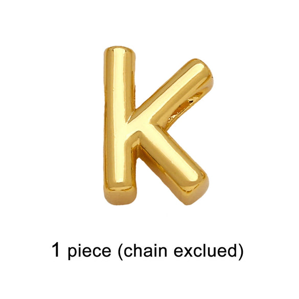 Bracelet Copper Goldplated Letter Pattern Simple Style