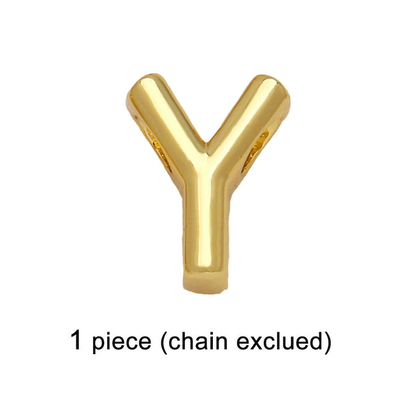 Bracelet Copper Goldplated Letter Pattern Simple Style