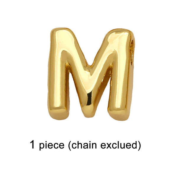Bracelet Copper Goldplated Letter Pattern Simple Style