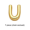 Bracelet Copper Goldplated Letter Pattern Simple Style