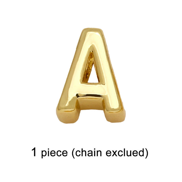 Bracelet Copper Goldplated Letter Pattern Simple Style