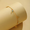 Bracelet Copper Heartshaped Handmade Evil Eye Couple Student Style