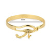 Bracelet Copper Hip Hop Style Egyptian Pharaoh Head Hook Electroplated