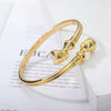 Bracelet Copper Hip Hop Style Egyptian Pharaoh Head Hook Electroplated