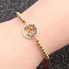 Bracelet Copper Microinlaid Zircon Animal Zodiac Handmade