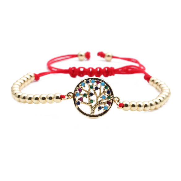 Bracelet Copper Microinlaid Zircon Animal Zodiac Handmade