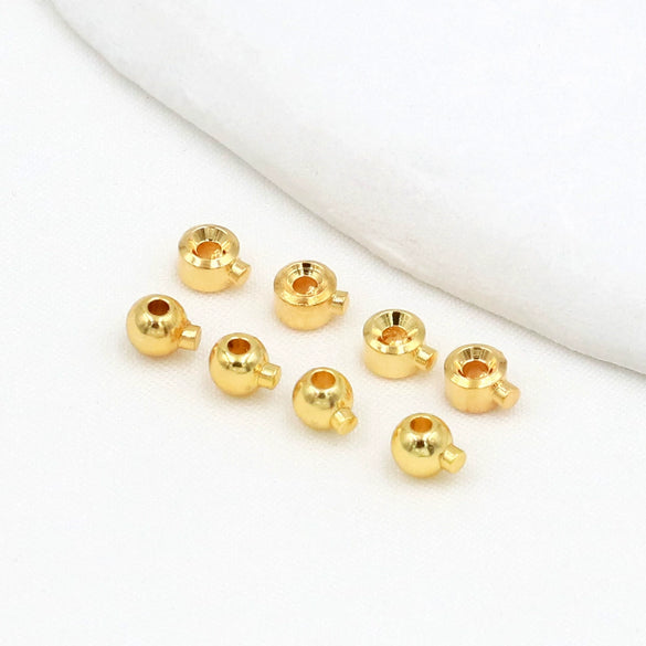Bracelet Copper Plated Gold Locating Buckle Bead Original Design Electroplating