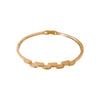 Bracelet Copper Real Gold Electroplated Cross Semicircle Diamond Light Luxury Geometric Design