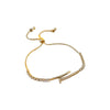 Bracelet Copper Real Gold Electroplated Zircon Spliced Geometric Smiley Face Highend Women's Hand Jewelry