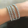 Bracelet Copper Zirconia Fashion Geometric Jewelry