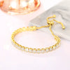 Bracelet Copper Zirconia Fashion Geometric Jewelry
