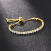 Bracelet Copper Zirconia Fashion Geometric Jewelry