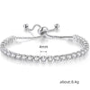 Bracelet Copper Zirconia Fashion Geometric Jewelry
