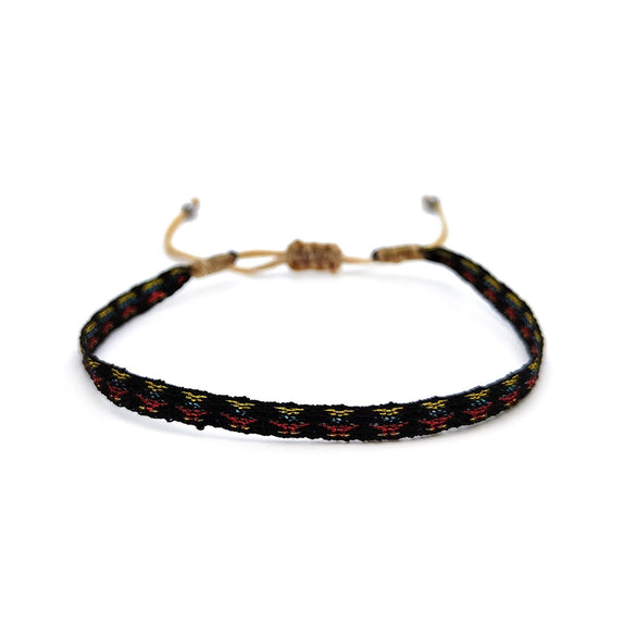 Bracelet Cord Geometric Handwoven Style For Women