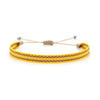 Bracelet Cord Handwoven With Letters Numbers Text Pattern For Women