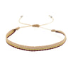 Bracelet Cord Handwoven With Letters Numbers Text Pattern For Women