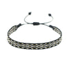 Bracelet Cord Handwoven With Letters Numbers Text Pattern For Women
