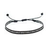 Bracelet Cord Handwoven With Letters Numbers Text Pattern For Women