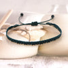 Bracelet Cord Handwoven With Letters Numbers Text Pattern For Women