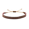 Bracelet Cord Handwoven With Letters Numbers Text Pattern For Women