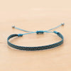 Bracelet Cord Handwoven With Letters Numbers Text Pattern For Women