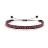 Bracelet Cord Handwoven With Letters Numbers Text Pattern For Women
