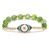 Bracelet Crystal Copper Geometric Devil's Eye Cartoon Electroplating Women's Unisex