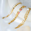 Bracelet Freshwater Pearl Stainless Steel Geometric Electroplating Jewelry For Women