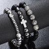 Bracelet Gems Retro Geometric Weaving Style