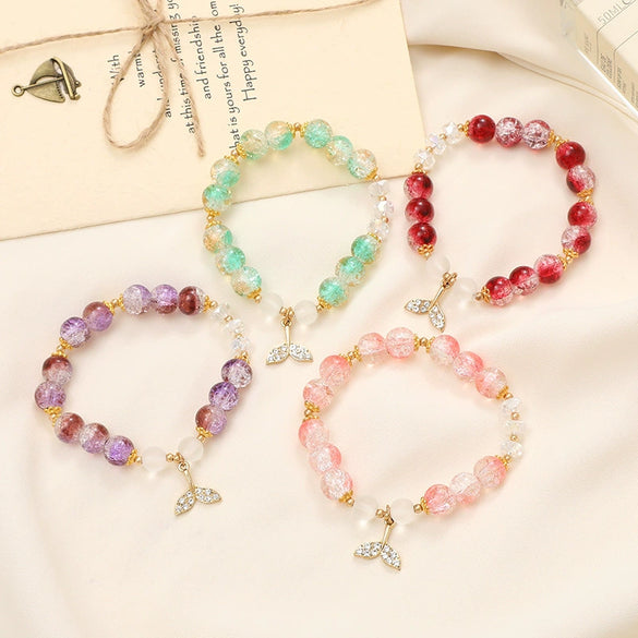 Bracelet Glass Glaze Geometric Handmade Light Luxury Highend