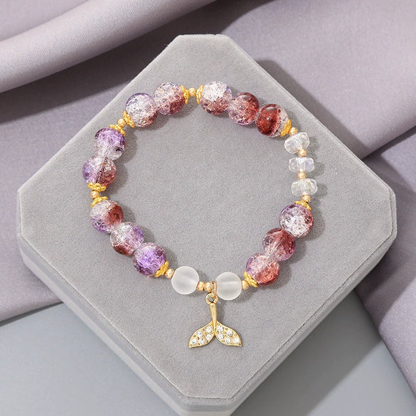 Bracelet Glass Glaze Geometric Handmade Light Luxury Highend