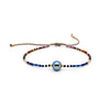 Bracelet Glass Glaze Geometric Handwoven Retro Gradient Style