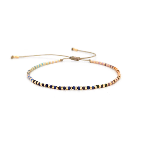 Bracelet Glass Glaze Geometric Handwoven Style For Women